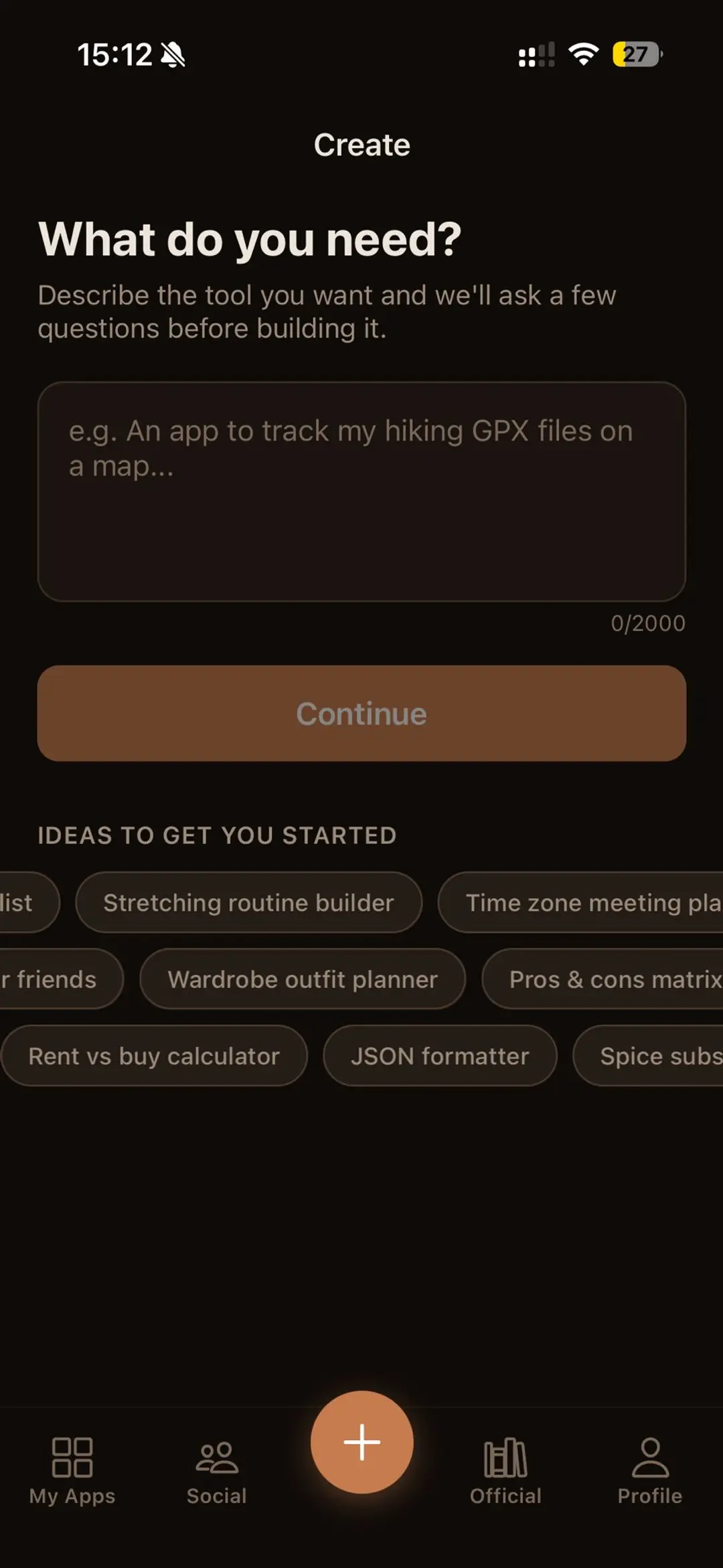 Create Flow app screenshot